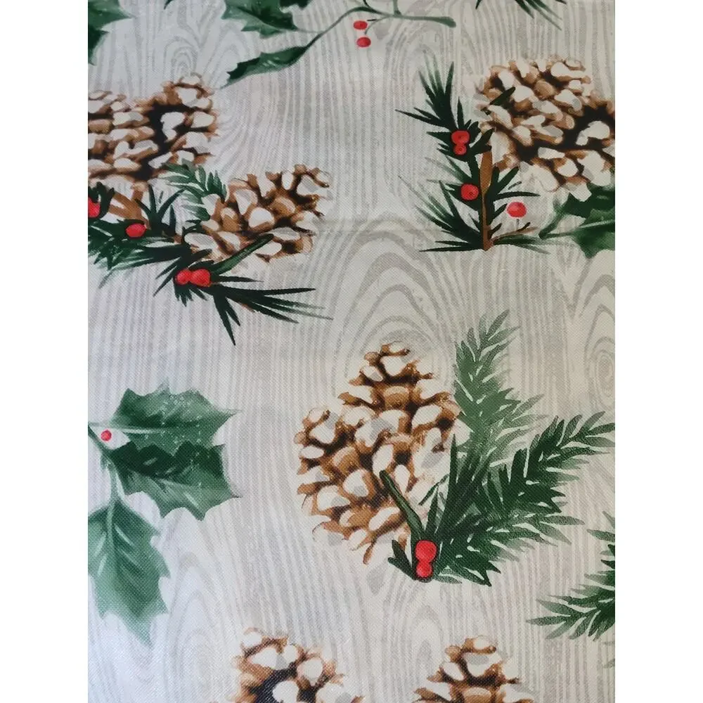 Holiday Tablecloth Bundle 3 Fall Autumn Christmas Patriotic Vinyl Decor 52 x 70